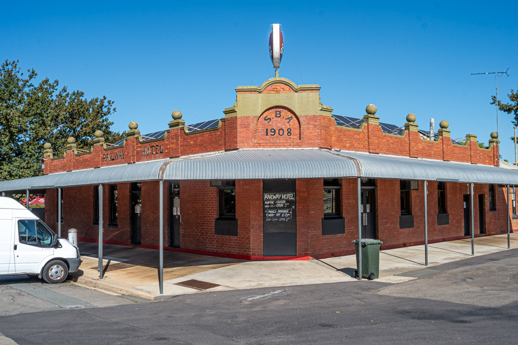 Wangaratta. The Railway Hotel. 1908
