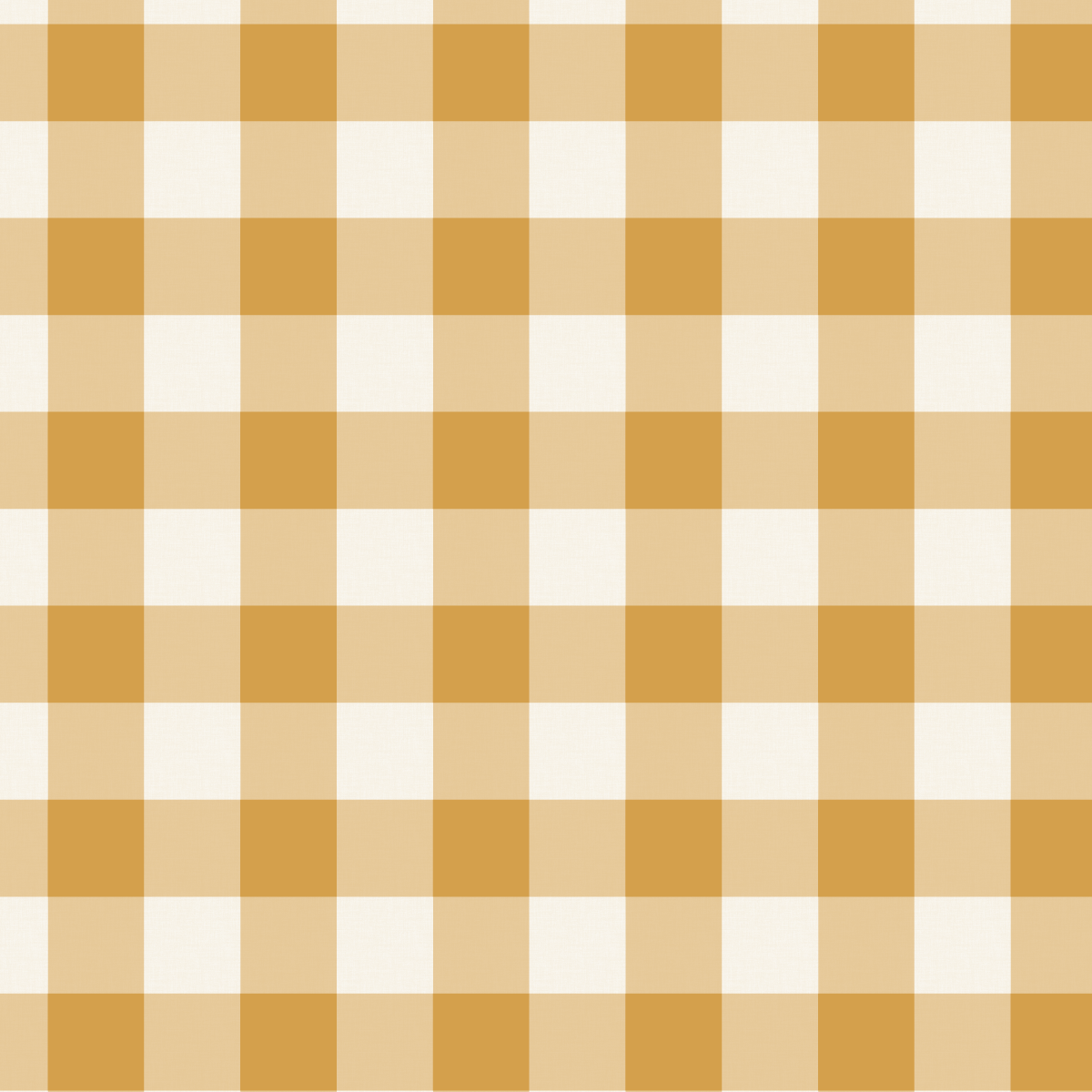 Garden Gate Gingham Mustard