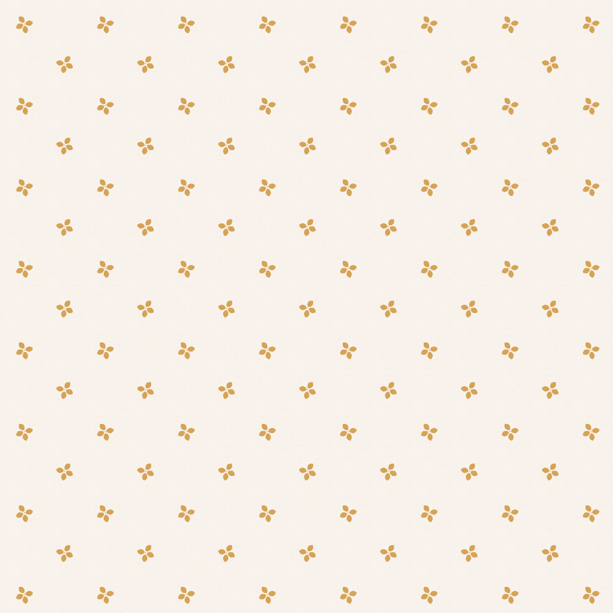flower Ditsy Mustard Yellow
