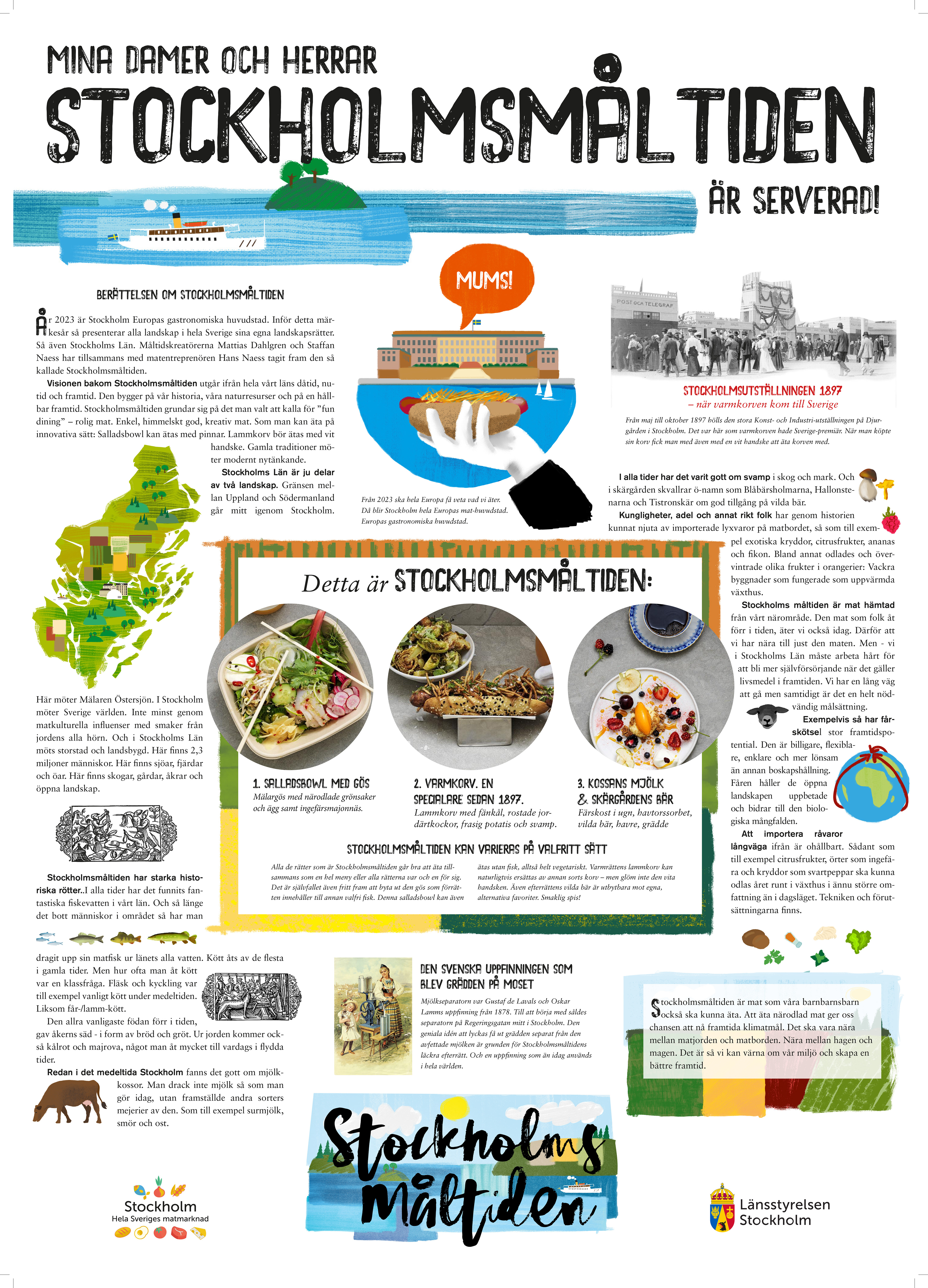 Affisch skolmatsalar