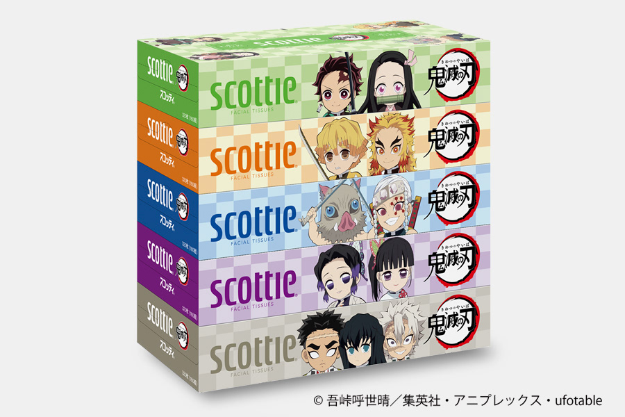スコッティ鬼滅の刃5box / 日本製紙クレシア株式会社