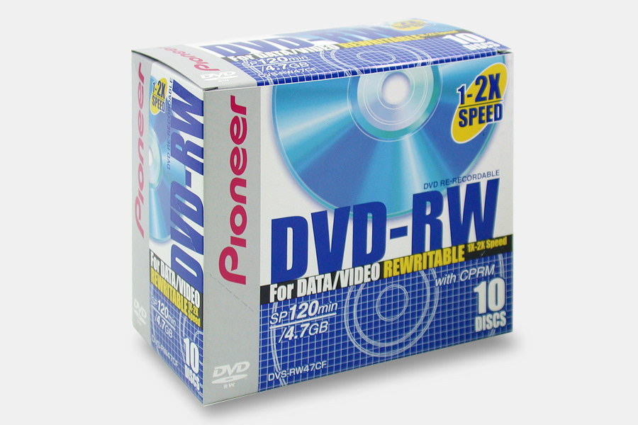DVD-RW（10枚入り箱）/ パイオニアビデオ株式会社