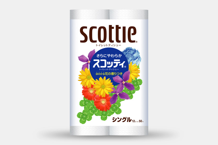 花のスコッティロール(シングル)/ 日本製紙クレシア株式会社