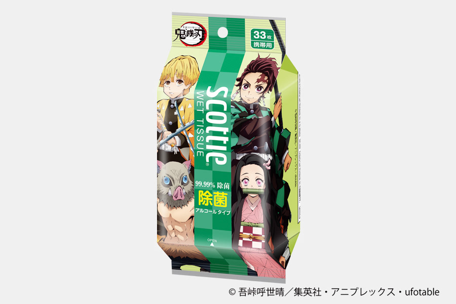スコッティウェットティシュー鬼滅の刃デザイン / 日本製紙クレシア株式会社