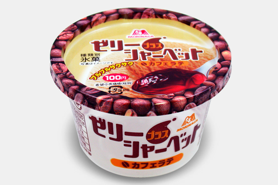 ゼリープラスシャーベット(カフェラテ)/ 森永製菓株式会社