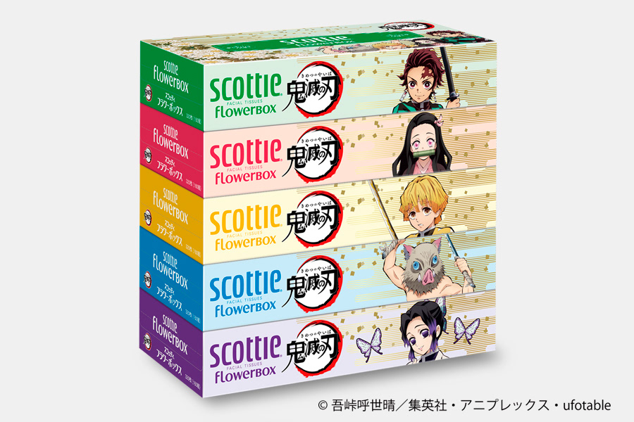 スコッティ鬼滅の刃5box / 日本製紙クレシア株式会社