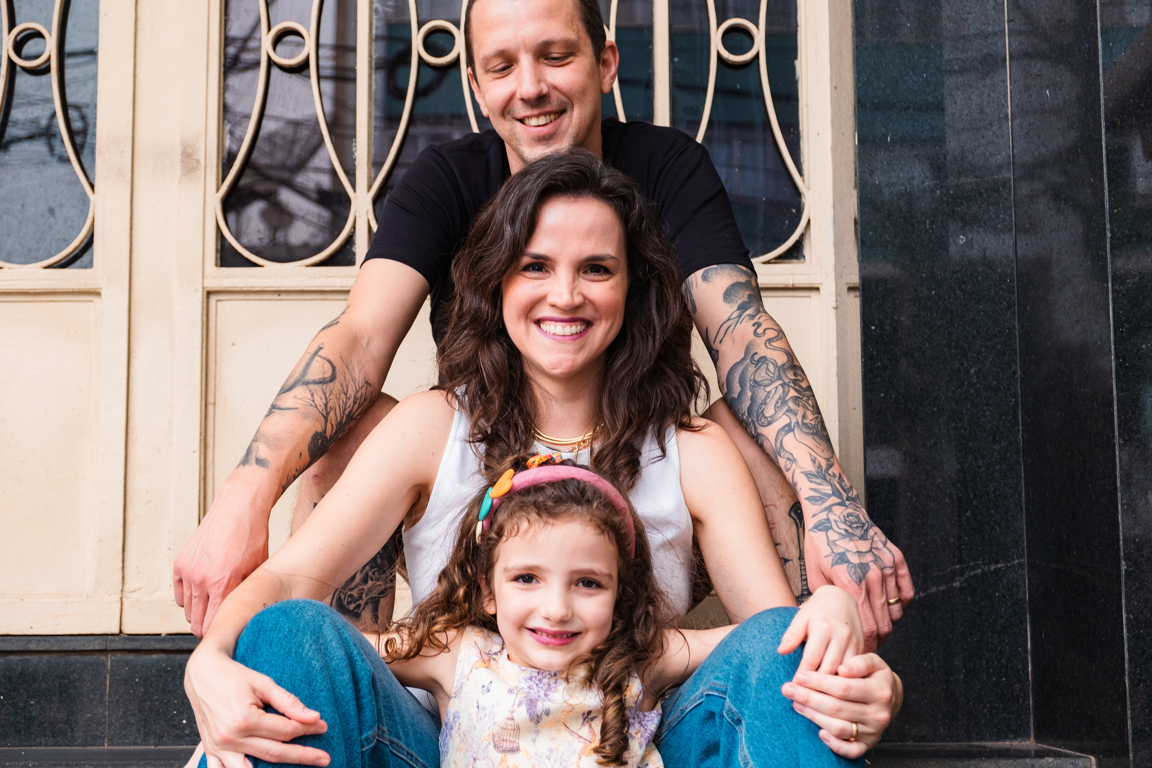 Virgínia, Junior e Clara