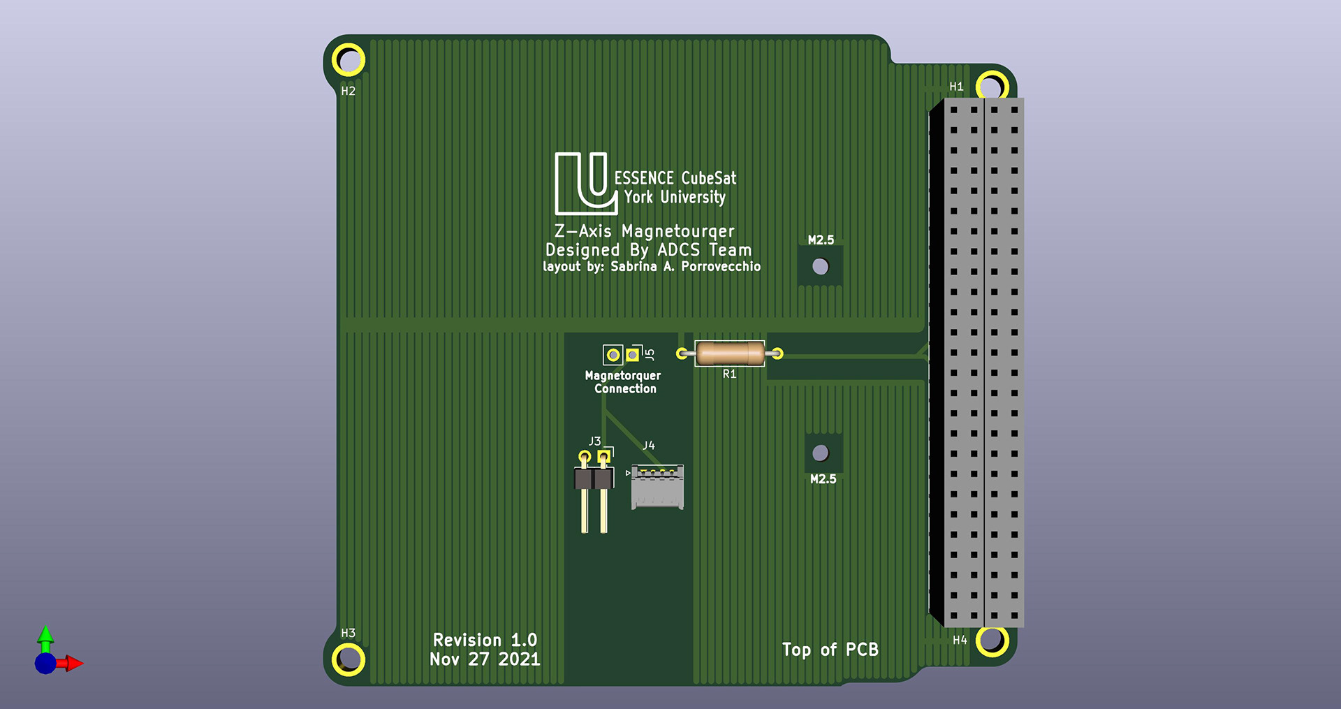 Magentorquer Top Board