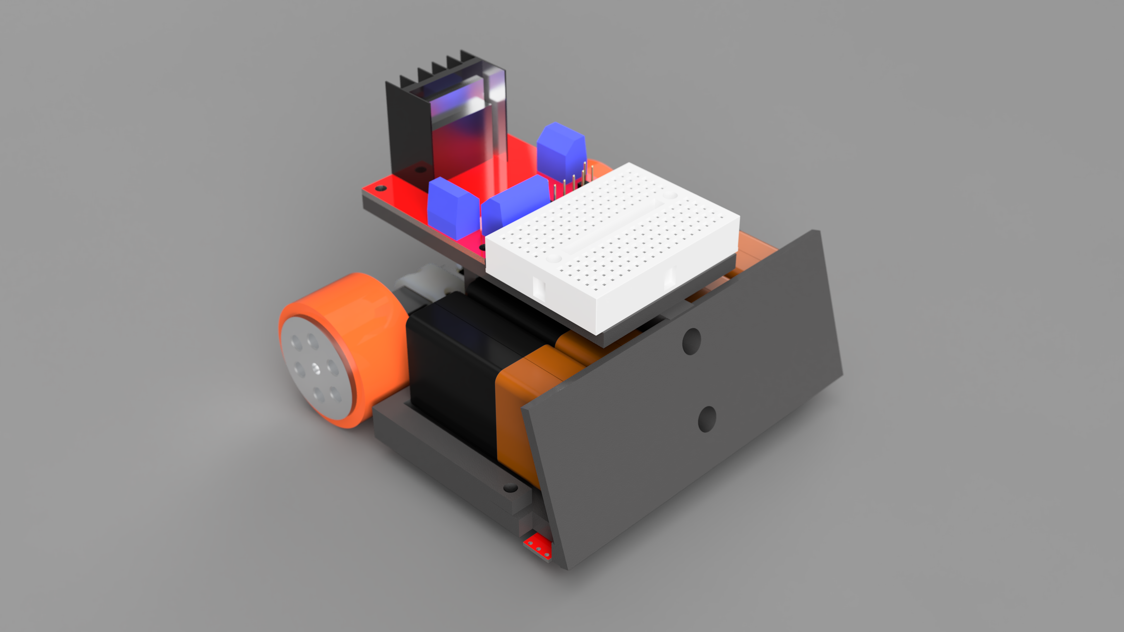 Fully Rendered Model of Sumobot