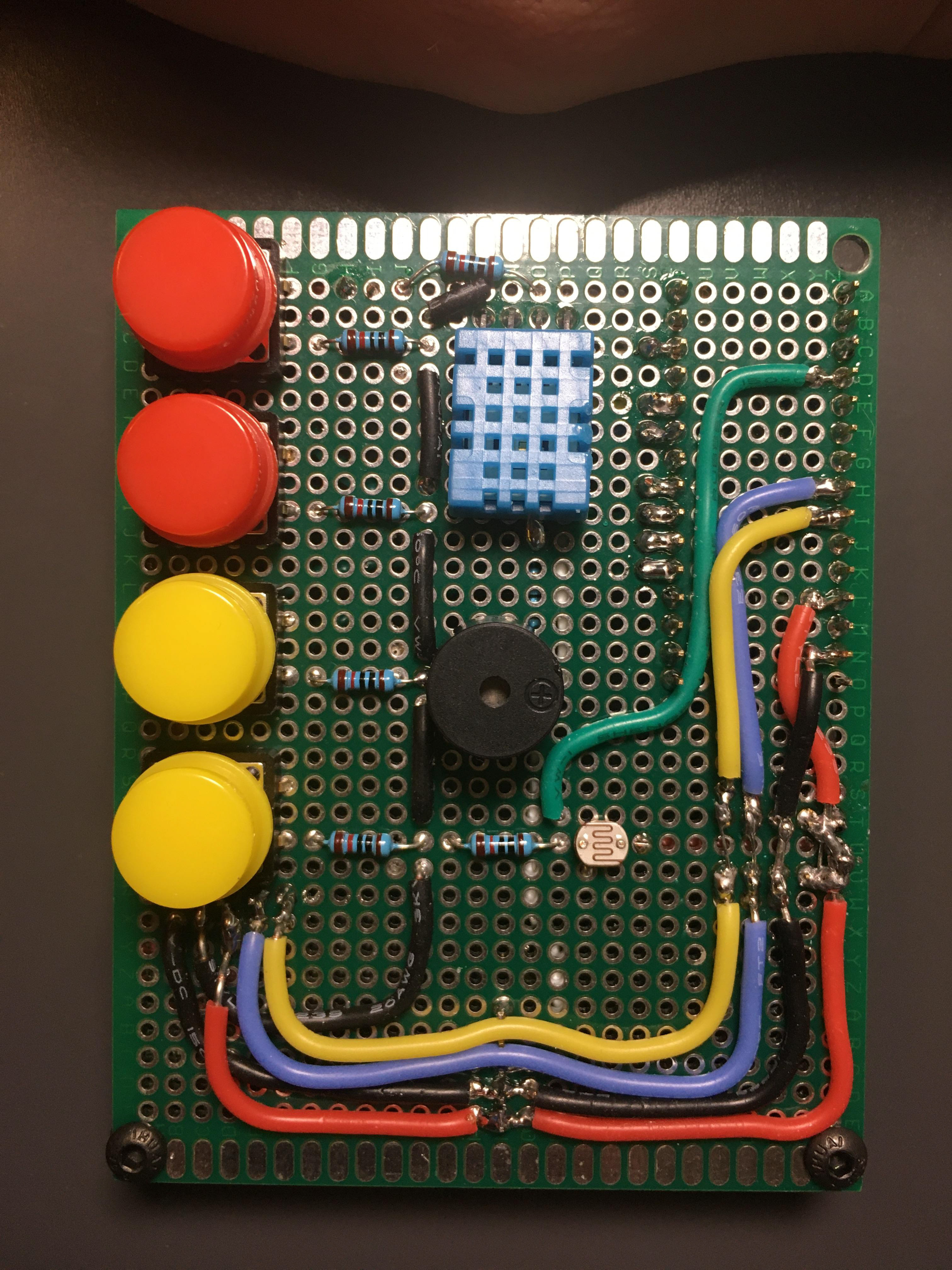 Top View of Final Control Board