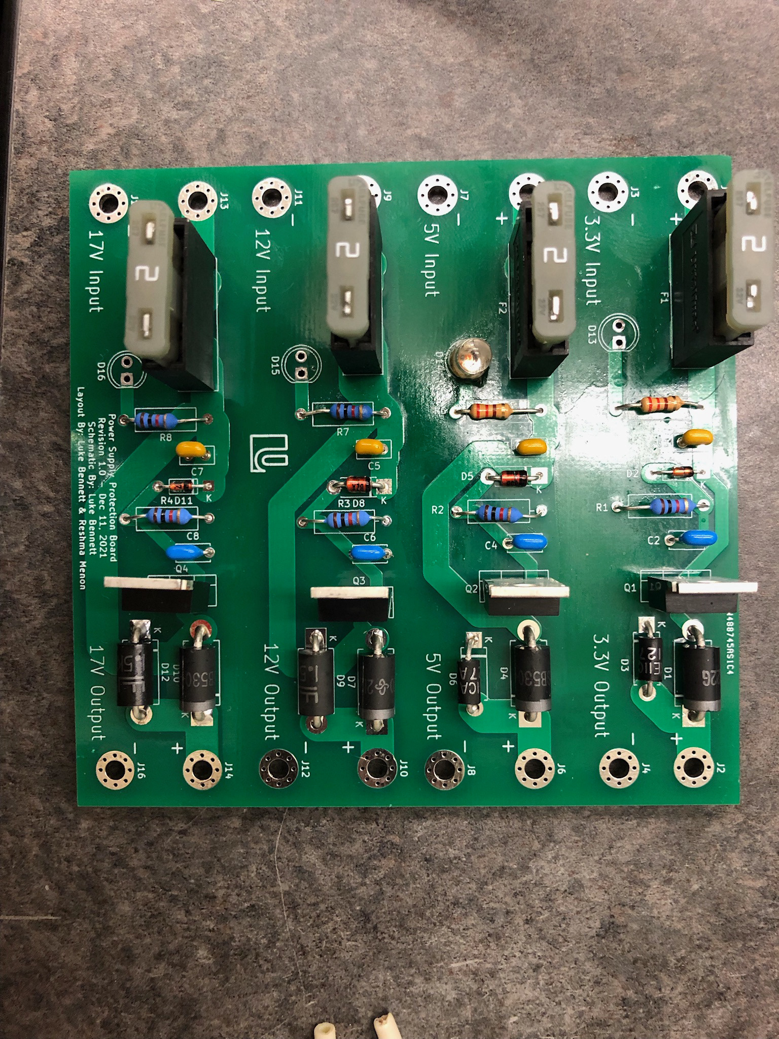 Fully Soldered Crowbar Circuit