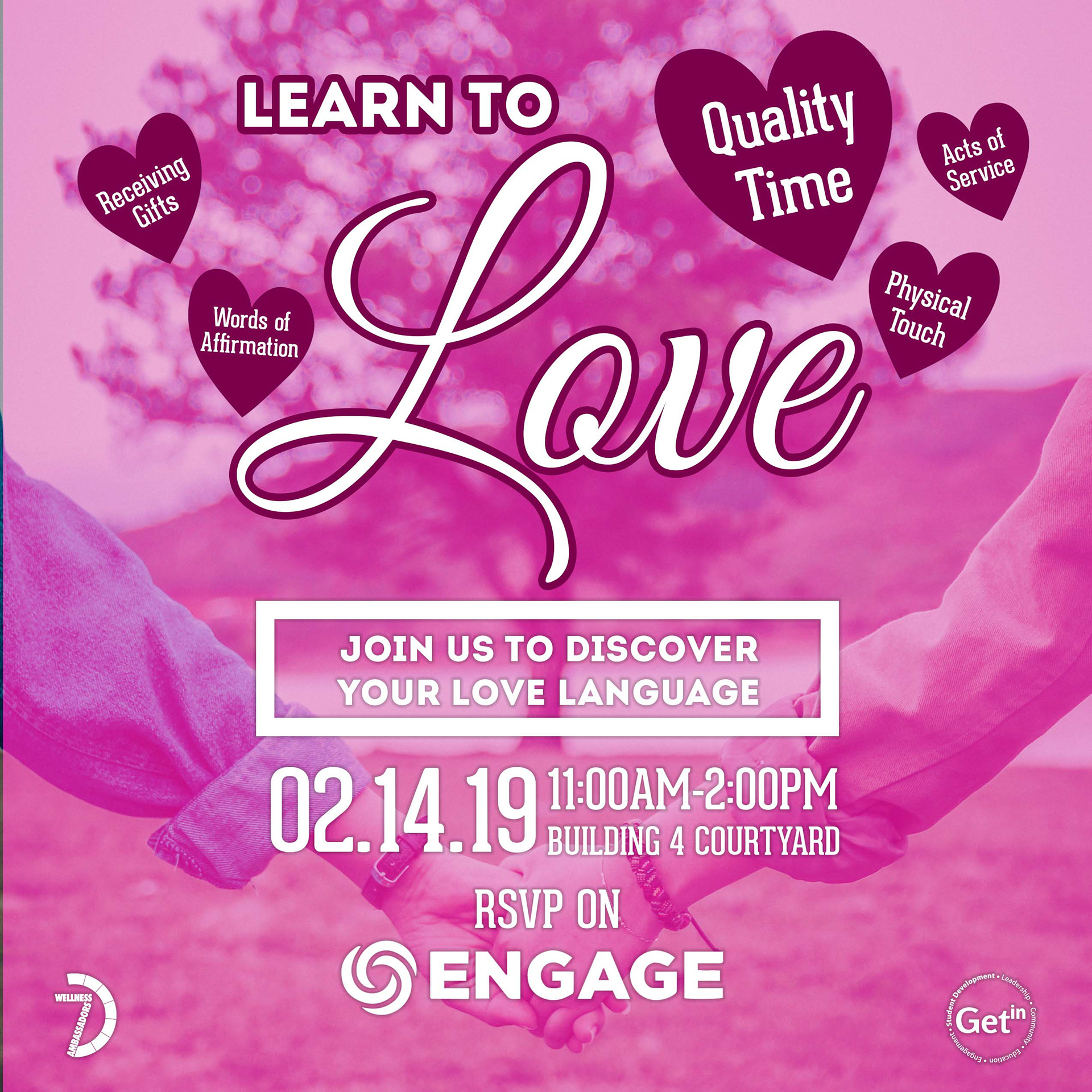 Created Valentine’s campaign that drove student turnout through relatable messaging.
