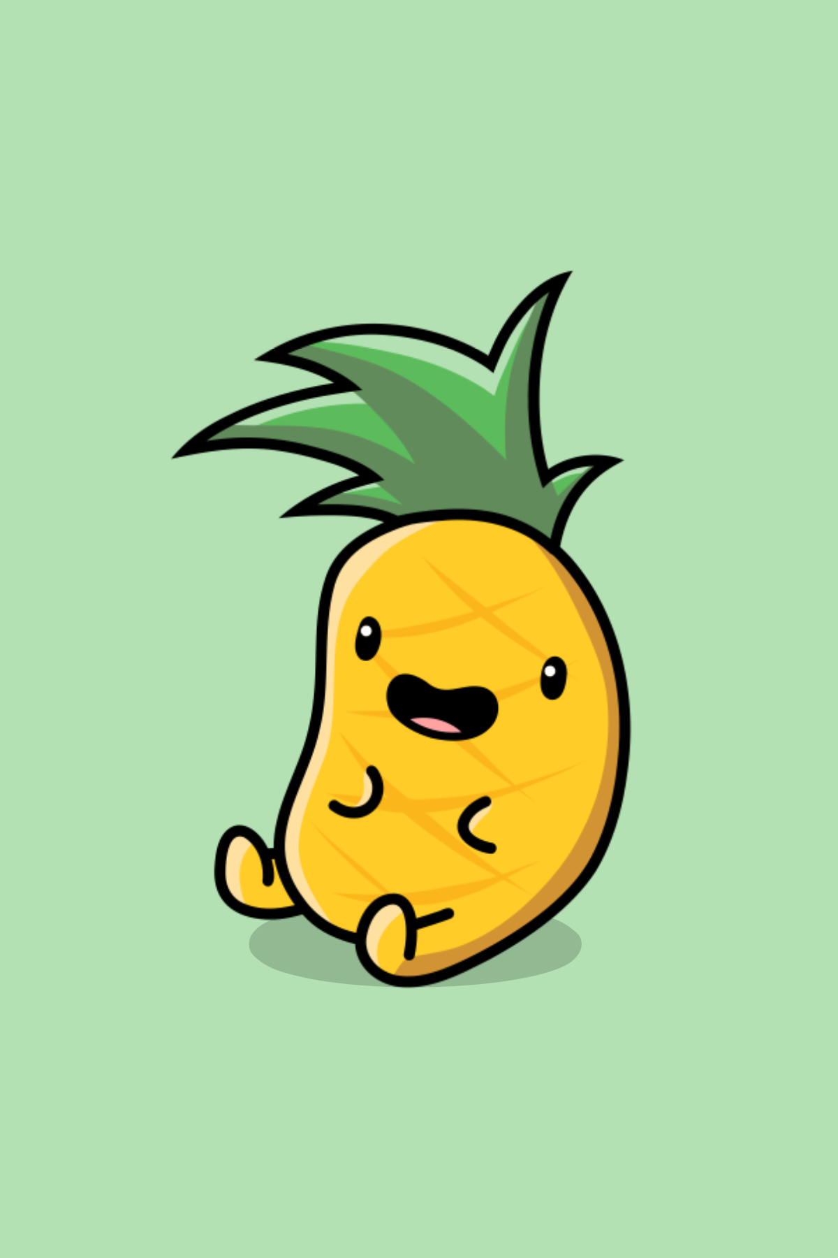 Pineapple Character – Tropical Set