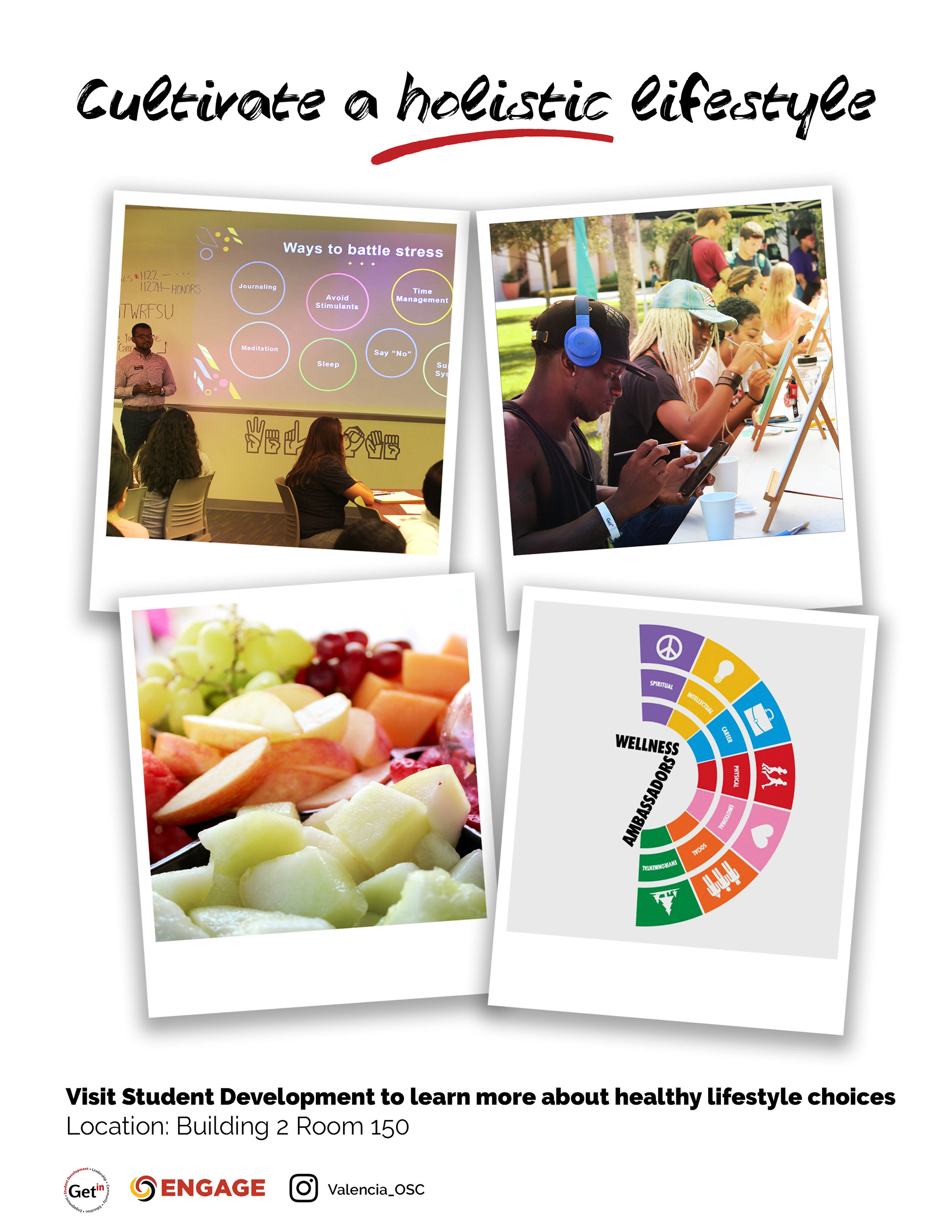 Built branded displays and Polaroid-style campaigns to highlight student lifestyle engagement.