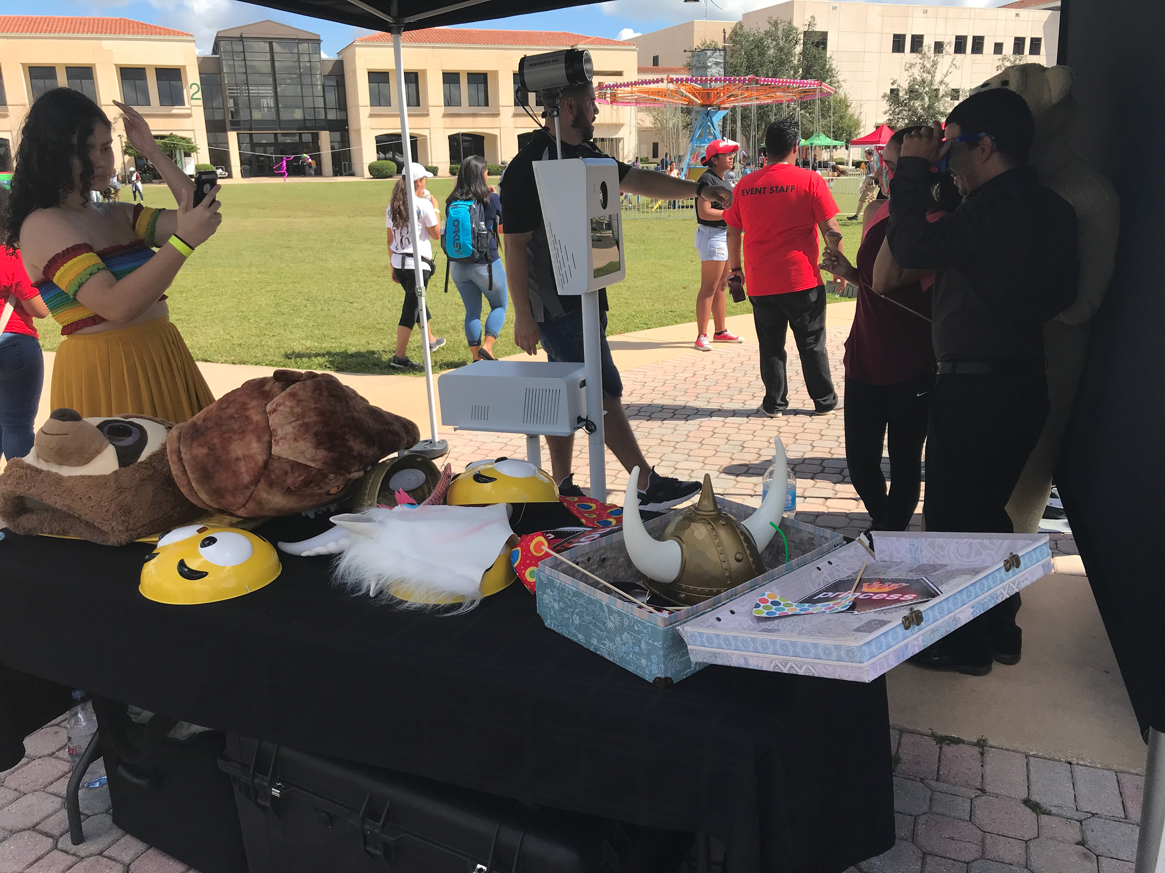 Deployed photo booth + branding stations to spark shareable moments and amplify reach beyond campus.