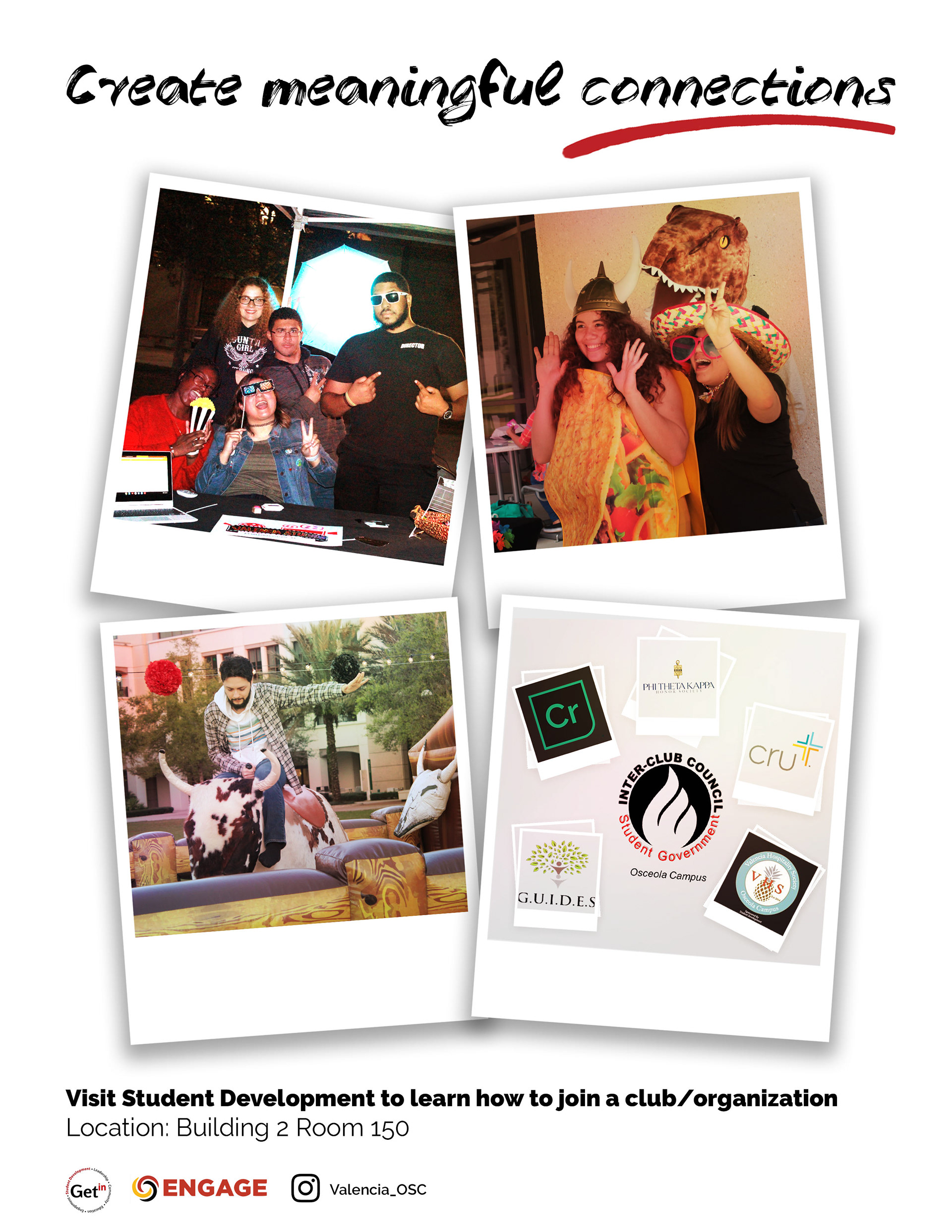Built branded displays and Polaroid-style campaigns to highlight student lifestyle engagement.