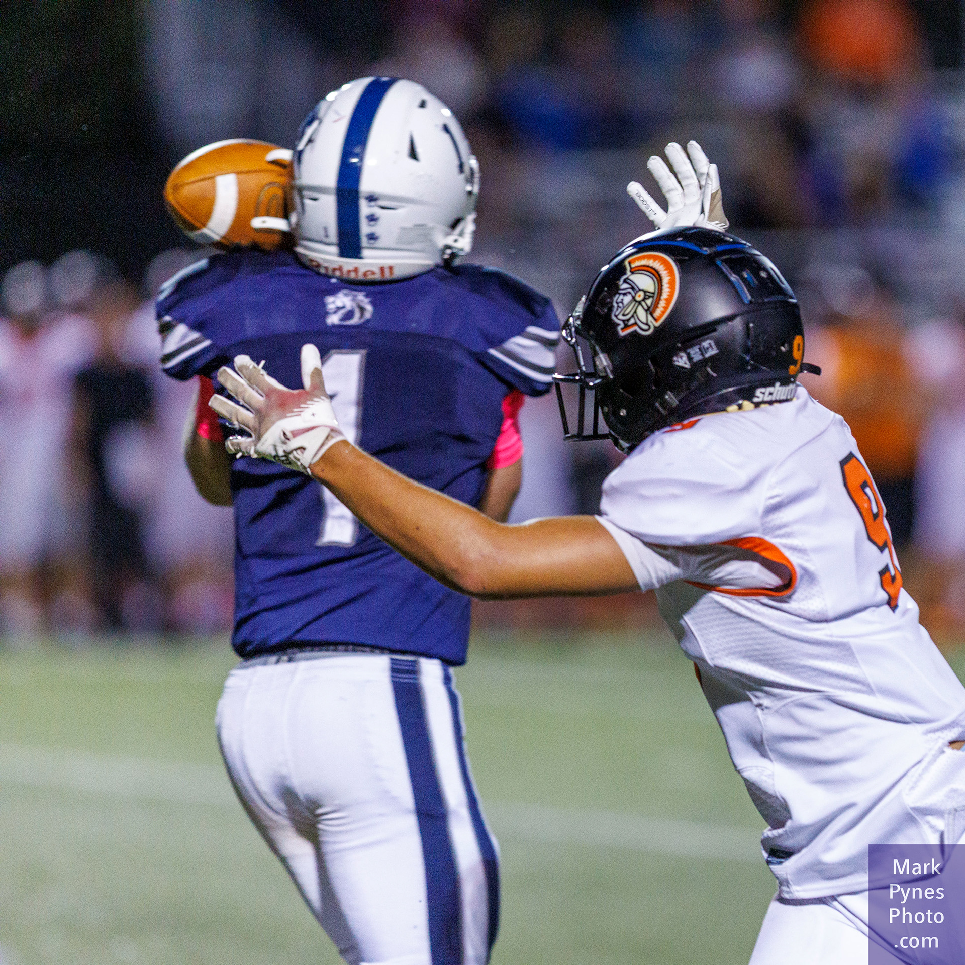 Kristian Albrecht gets a pick six.