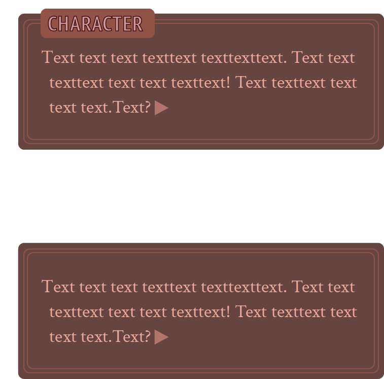Original Textbox Design