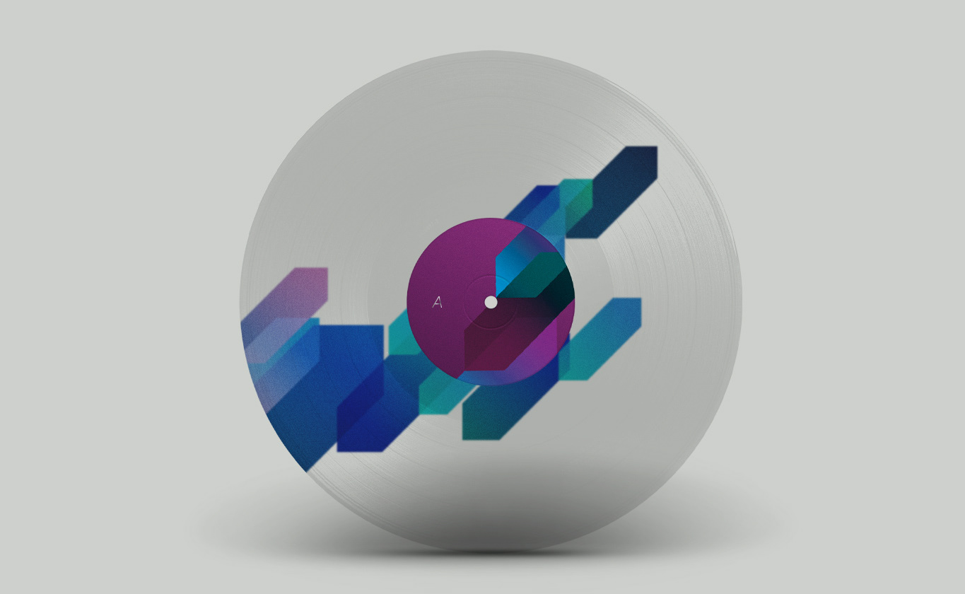 grayscaleye vinyl artwork closeup