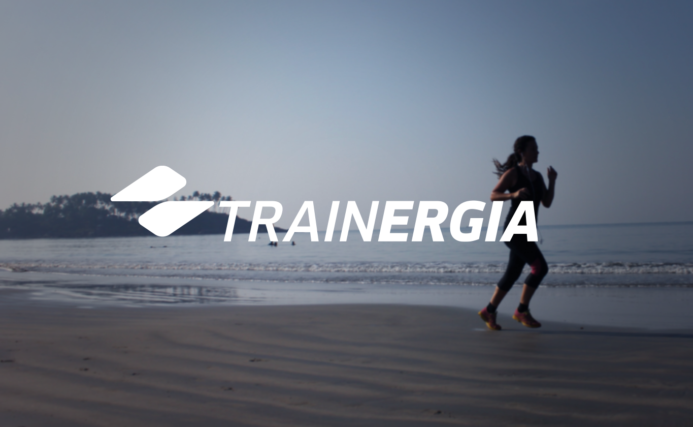 trainergia white logo on emotional image