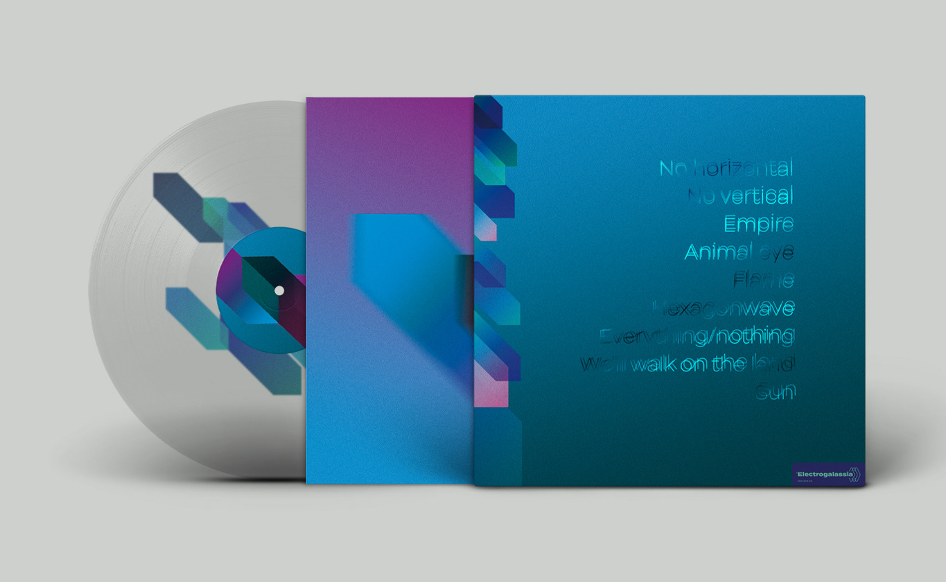 grayscaleye back cover album artwork with sleve and vinyl