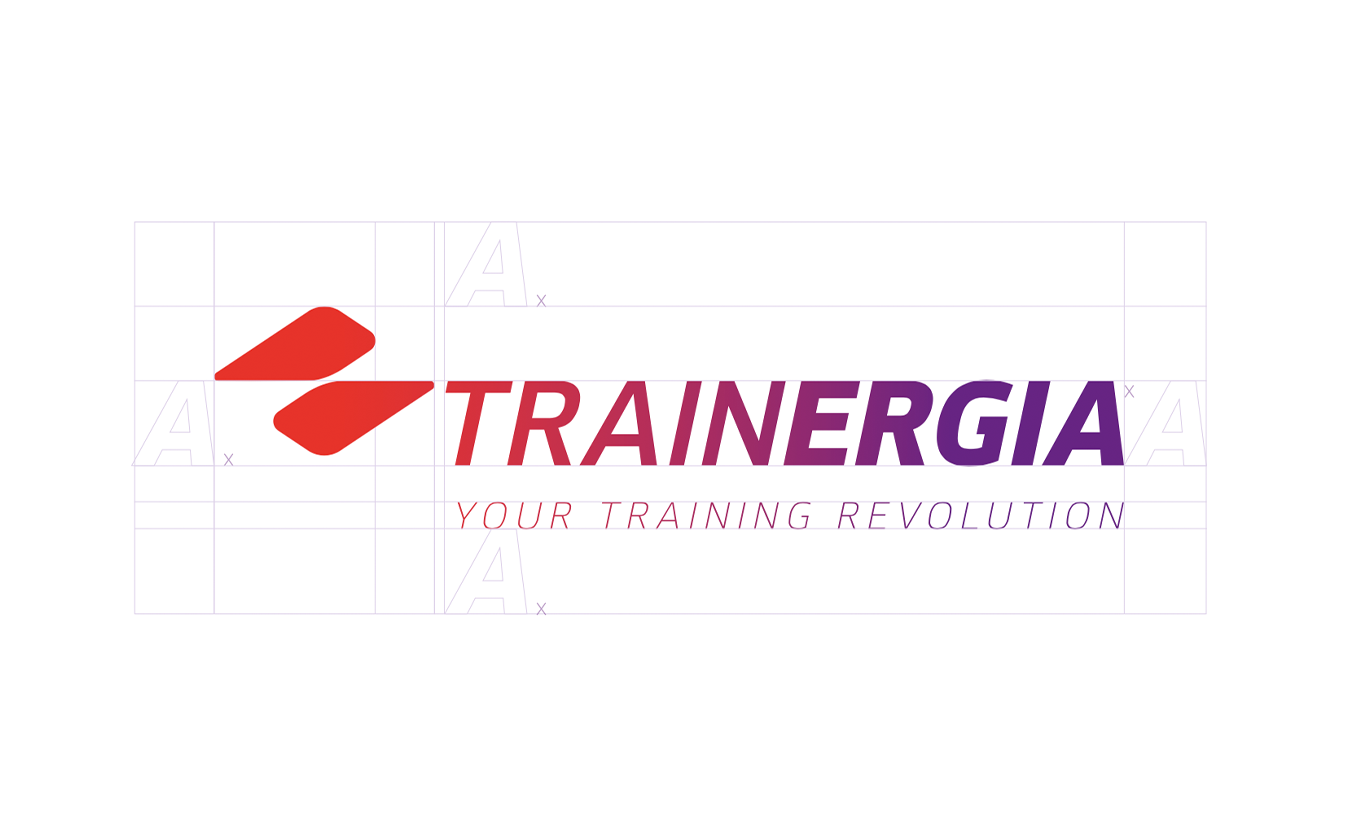 trainergia logo design construction