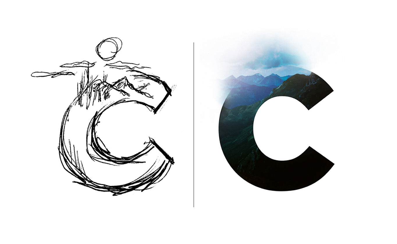 confinis logo sketch