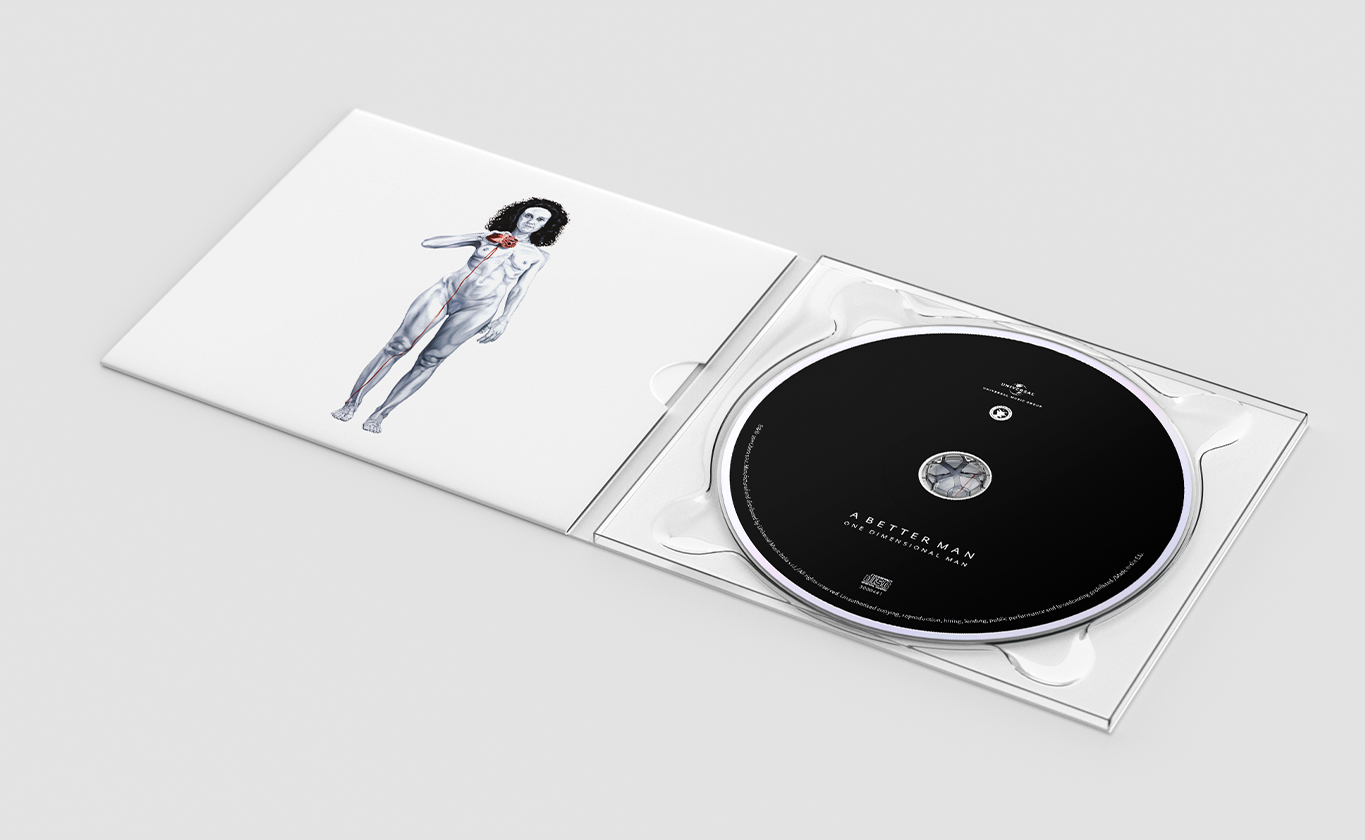 one dimensional man album inner digipack and cd