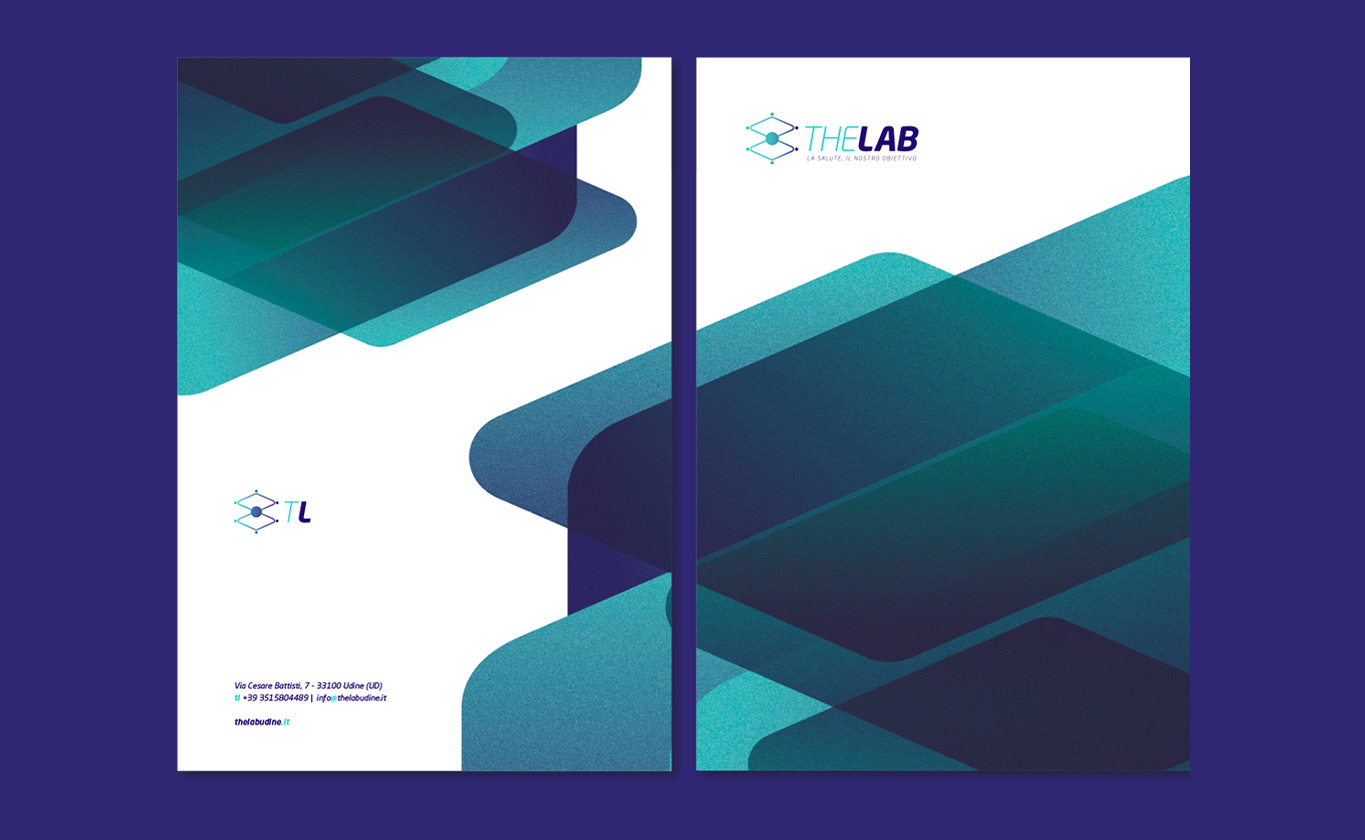 the lab document folder front layout