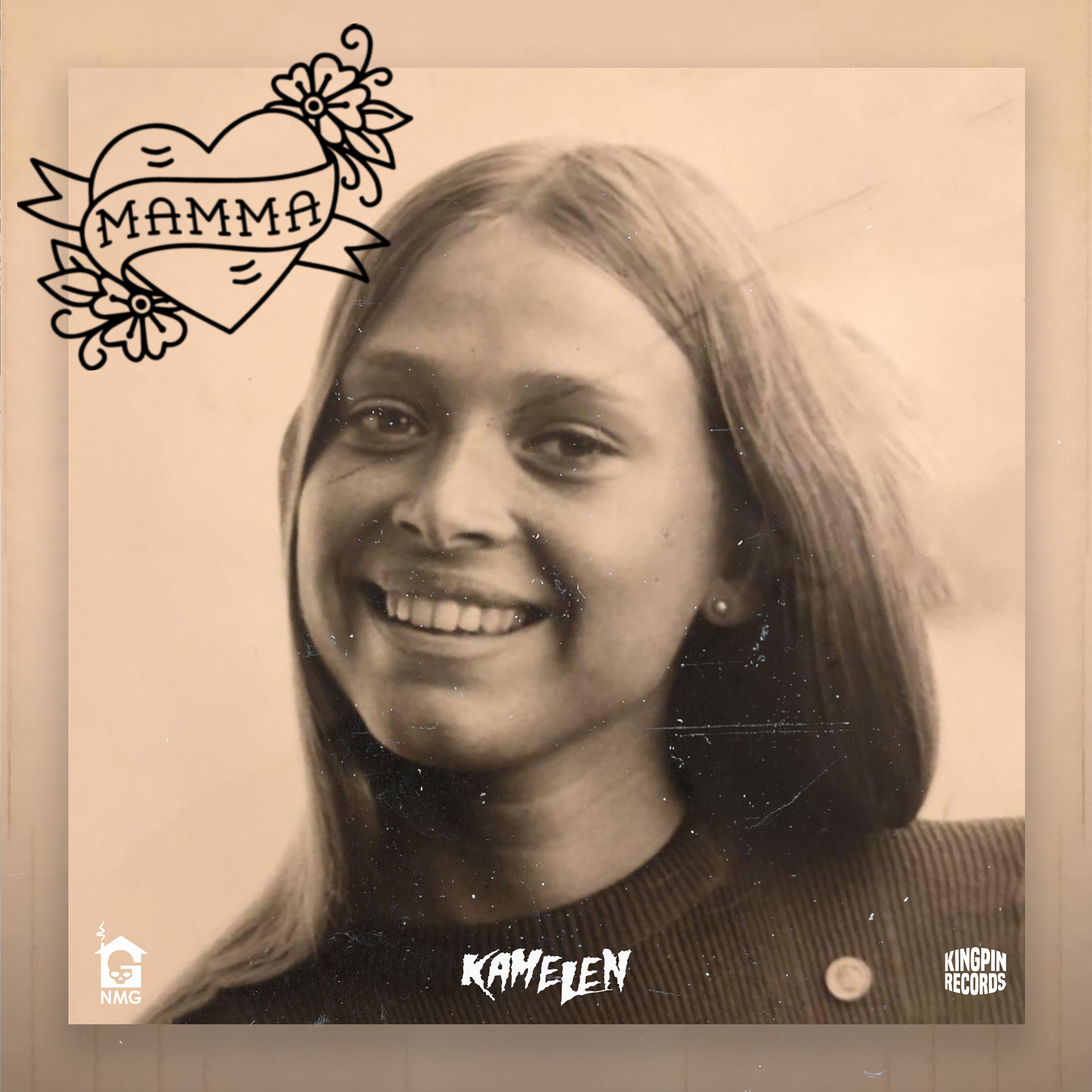 Cover for Kamelen "Mama" I samarbeid med NMG/G-Huset og Kingpin Records.