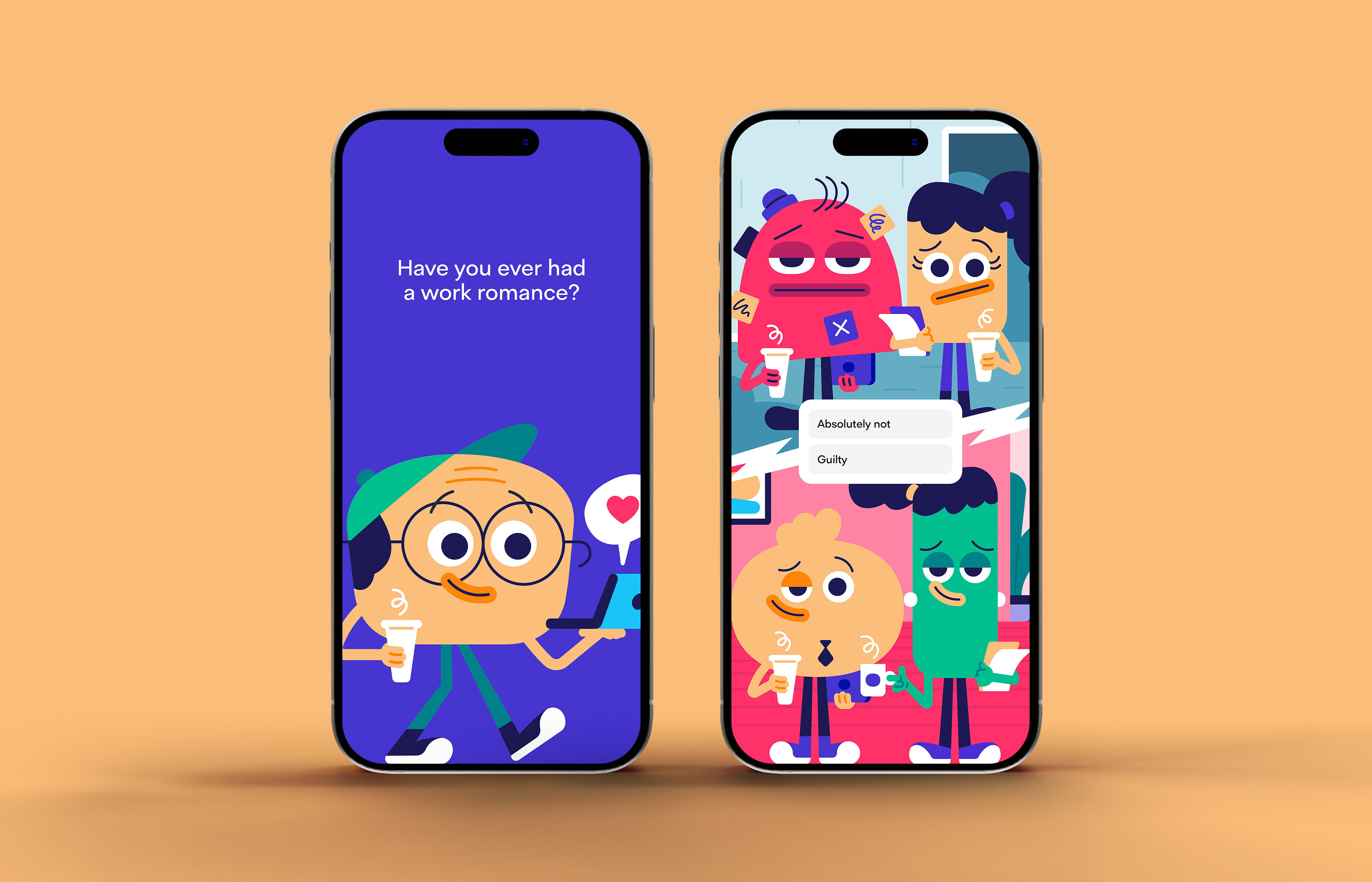 Valentine's Day themed interactive Instagram story design