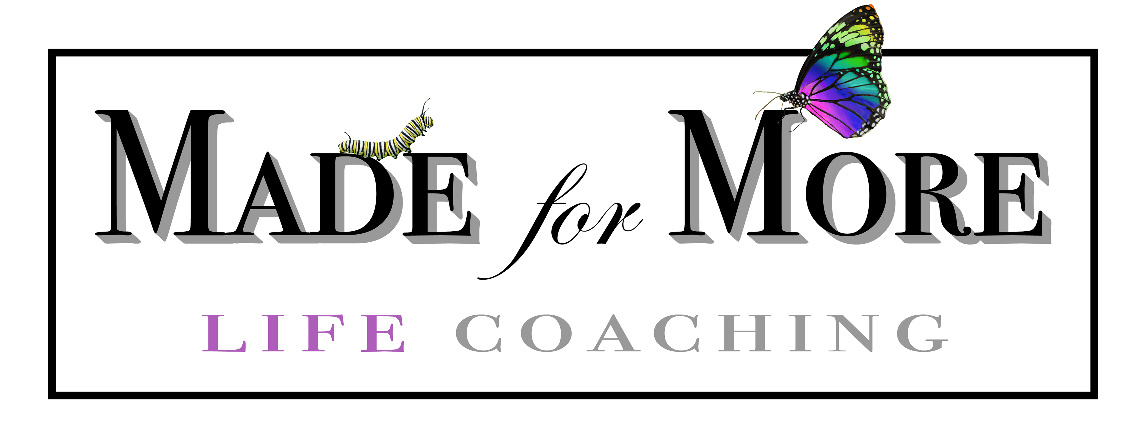 Made for More life coaching company final logo.