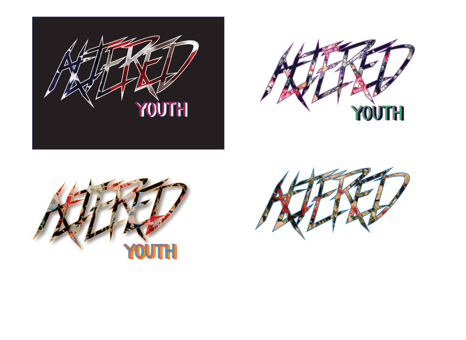 Altered youth logos