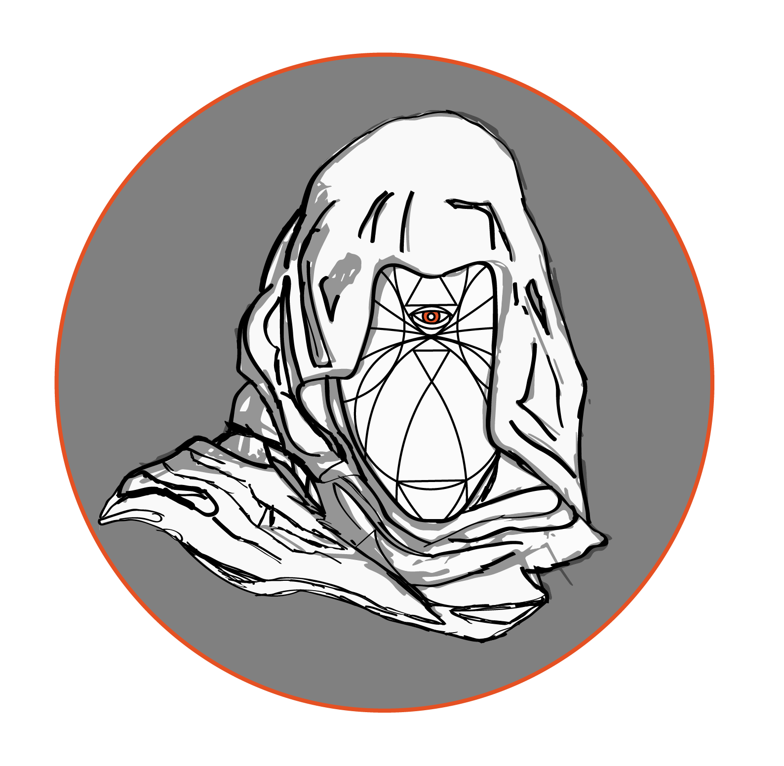 Commissioned hooded third eye logo