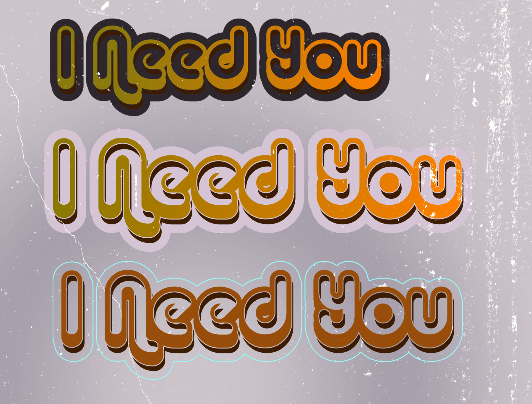Example of potential title option designs