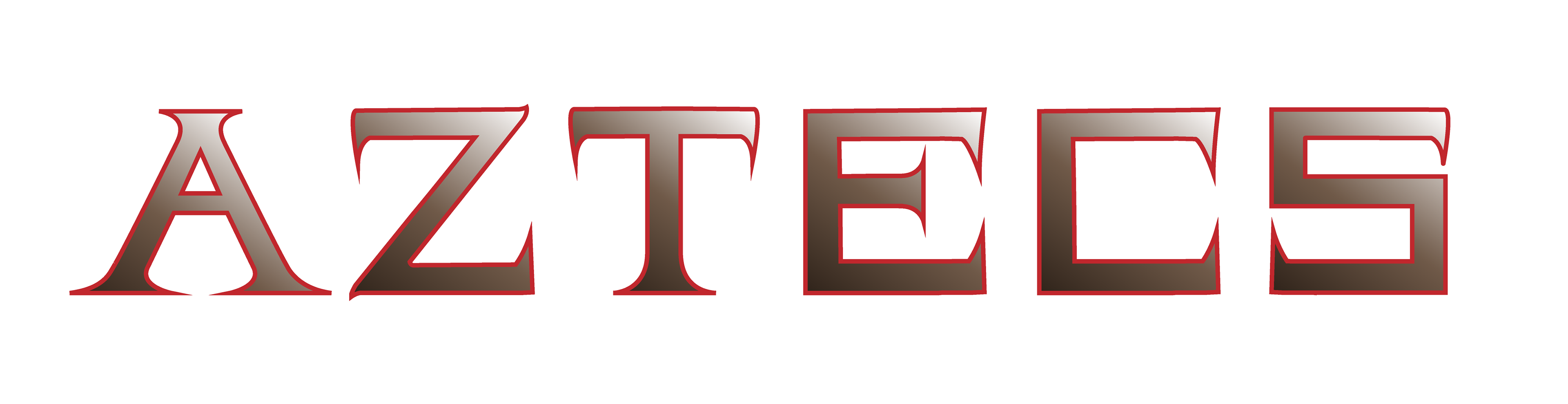 Custom typography for Mexico City Aztecs football team concept