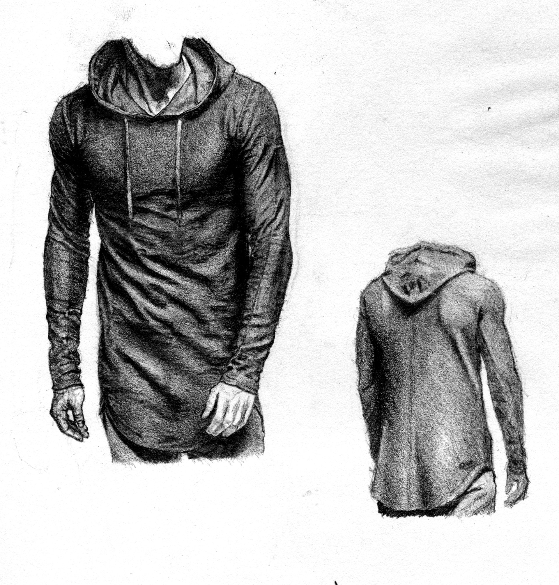 tight hoodie sketch