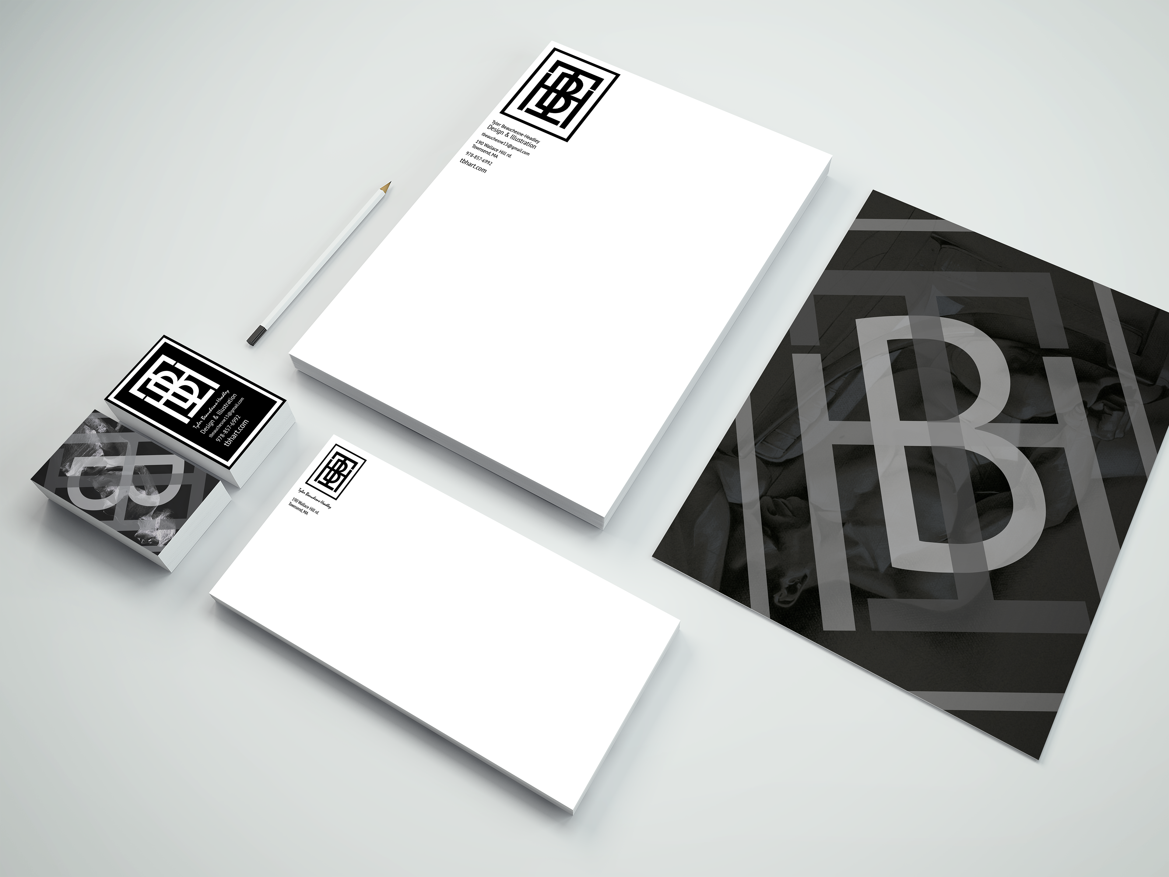 Personal branding stationary mockup
