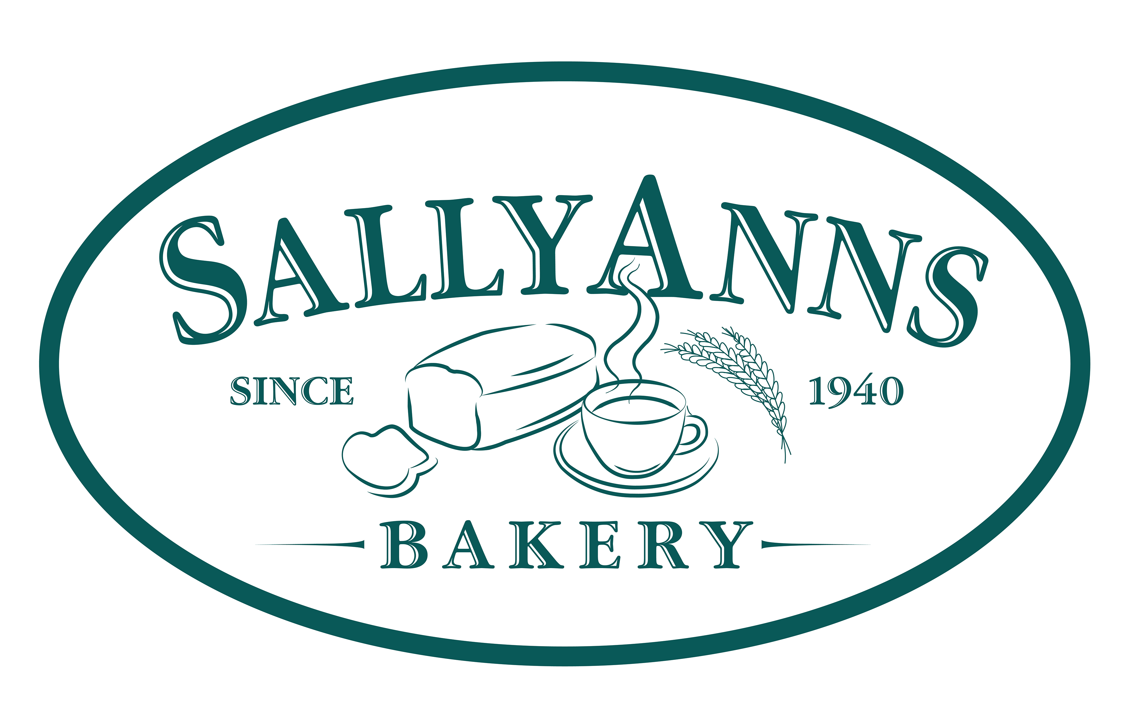 Adaptation and redesign of Sally Anns logo for signage