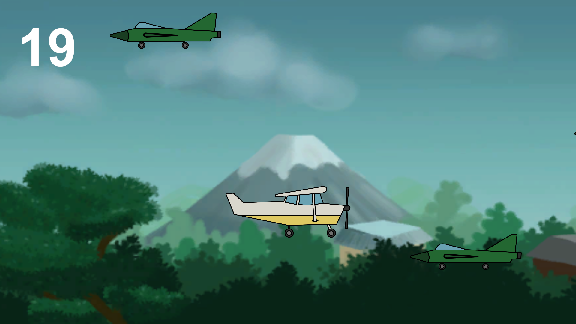 The Background is looping