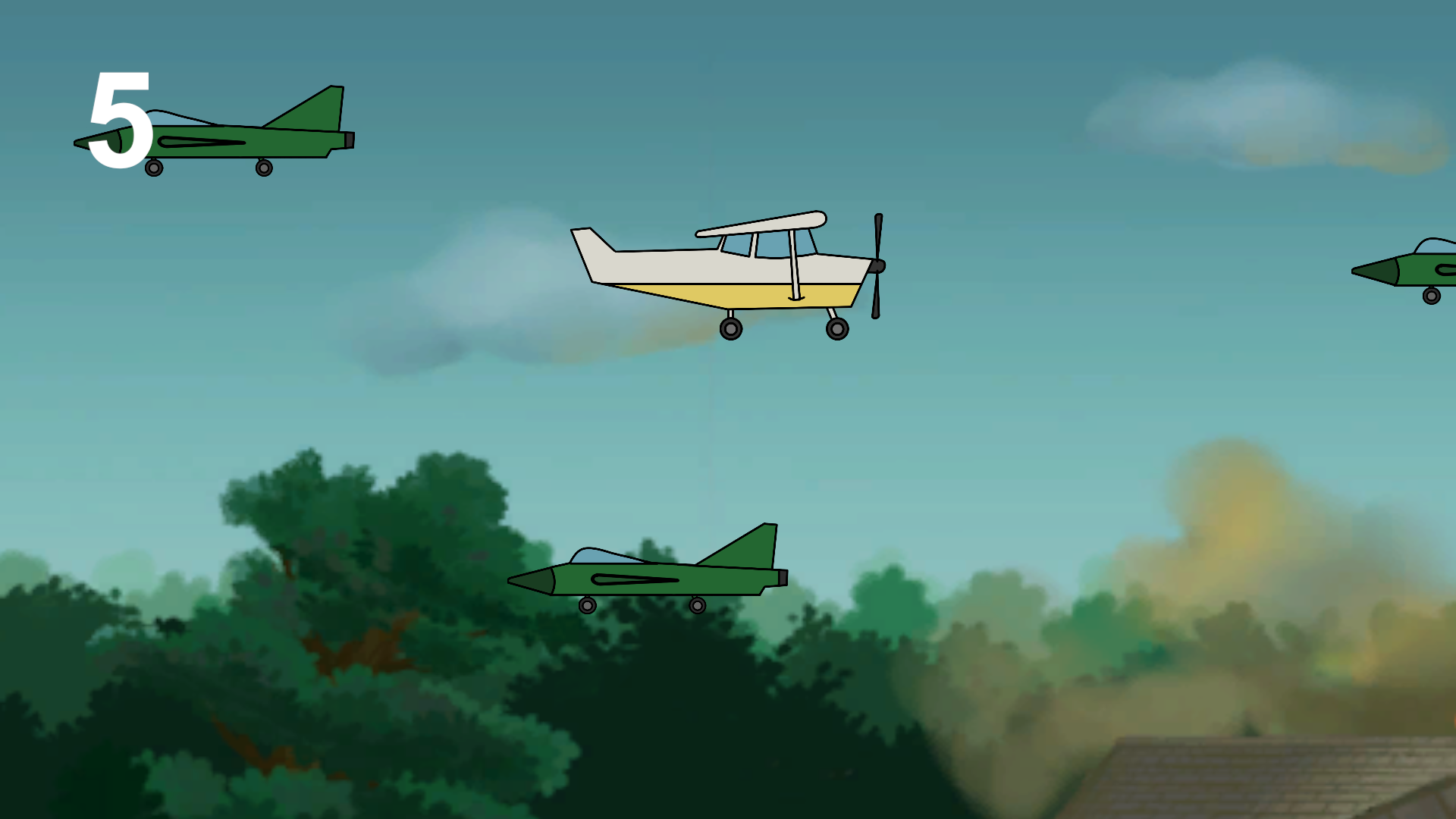 after surviving 5 airplanes