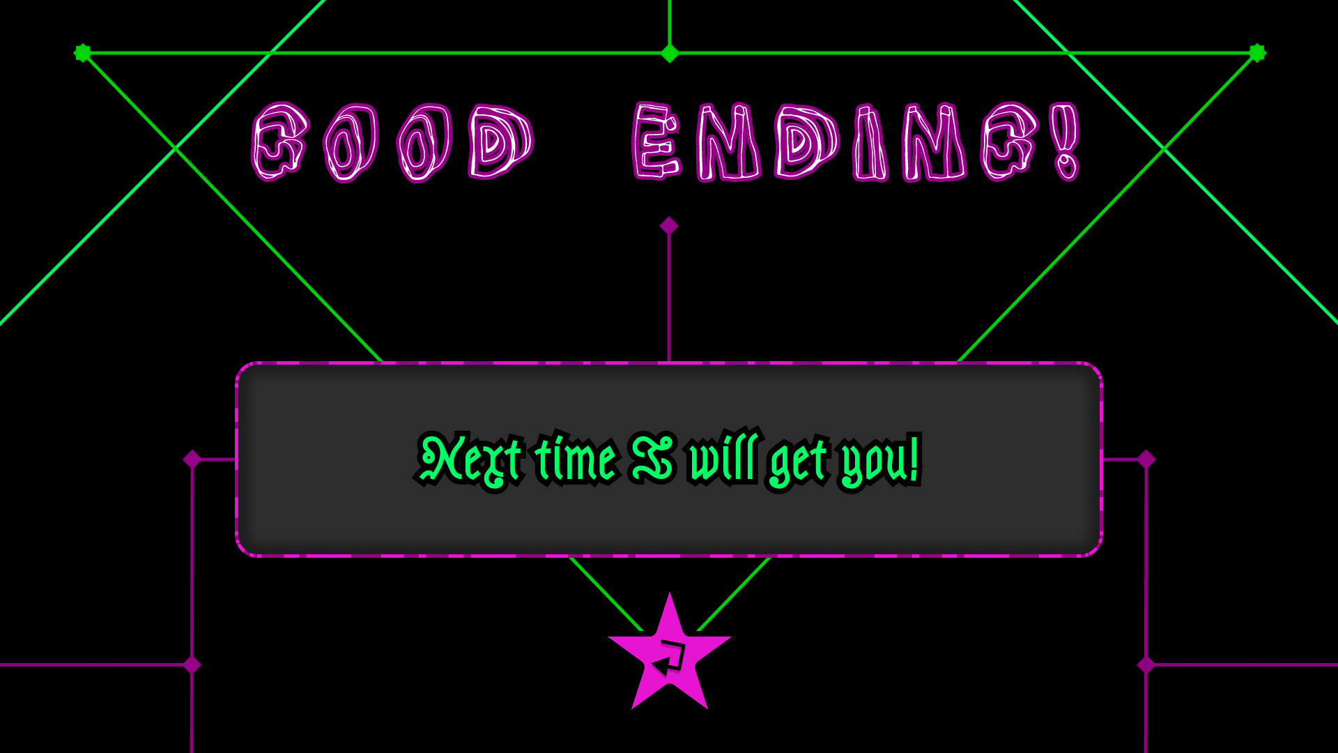 Good Ending Screen