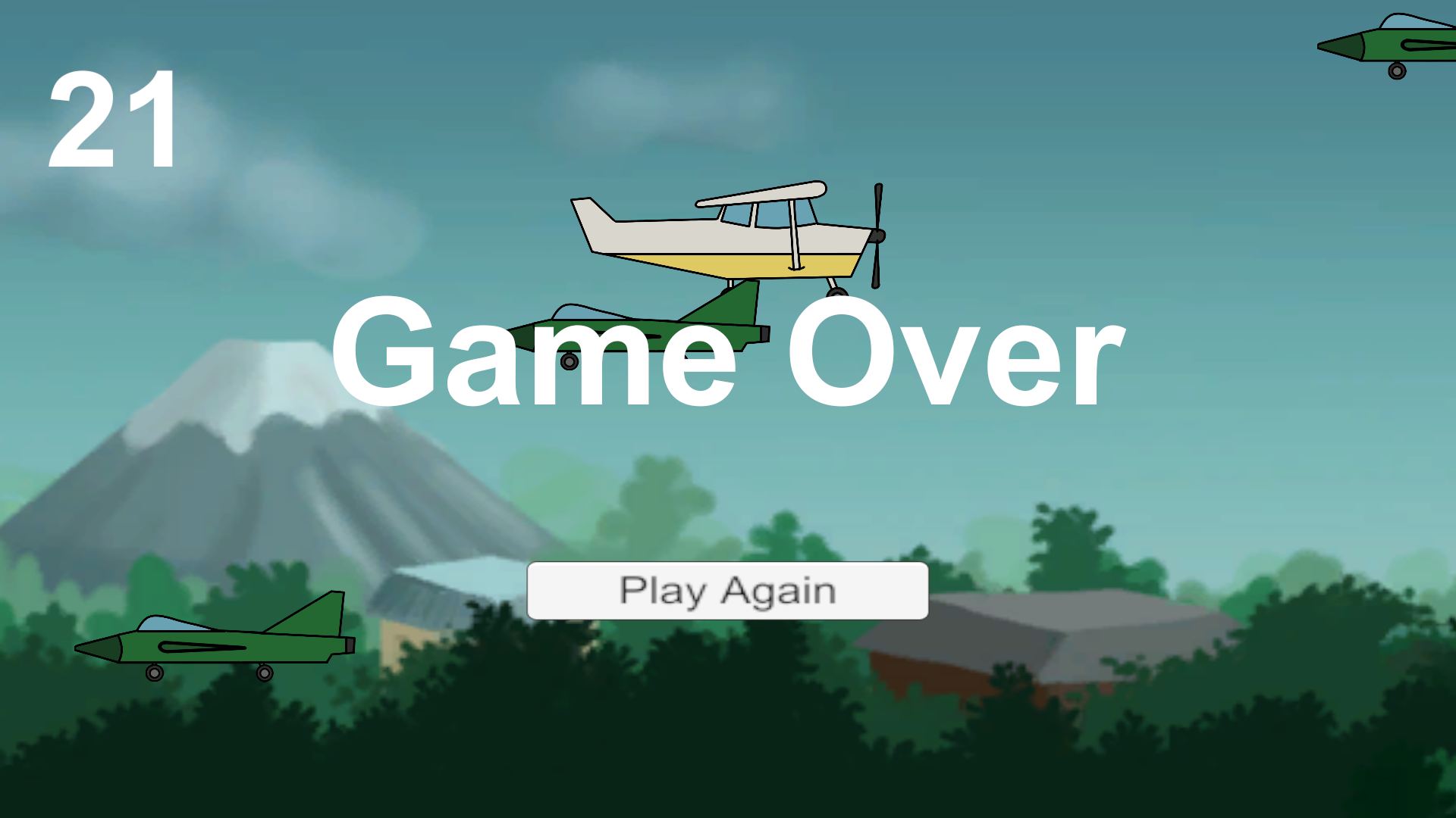 Game Over Screen
