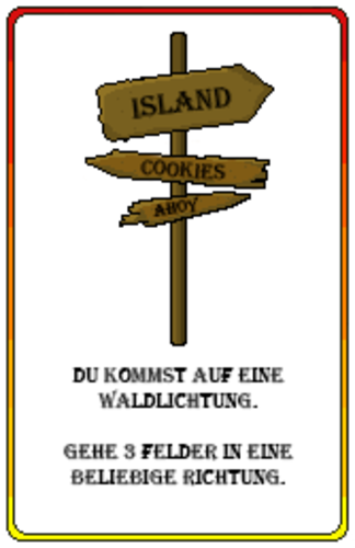 Signpost, go three more fields!