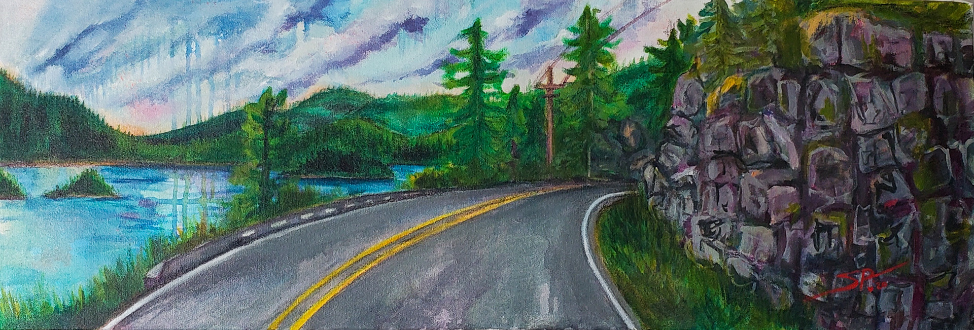 The Peninsula 2020; Acrylic