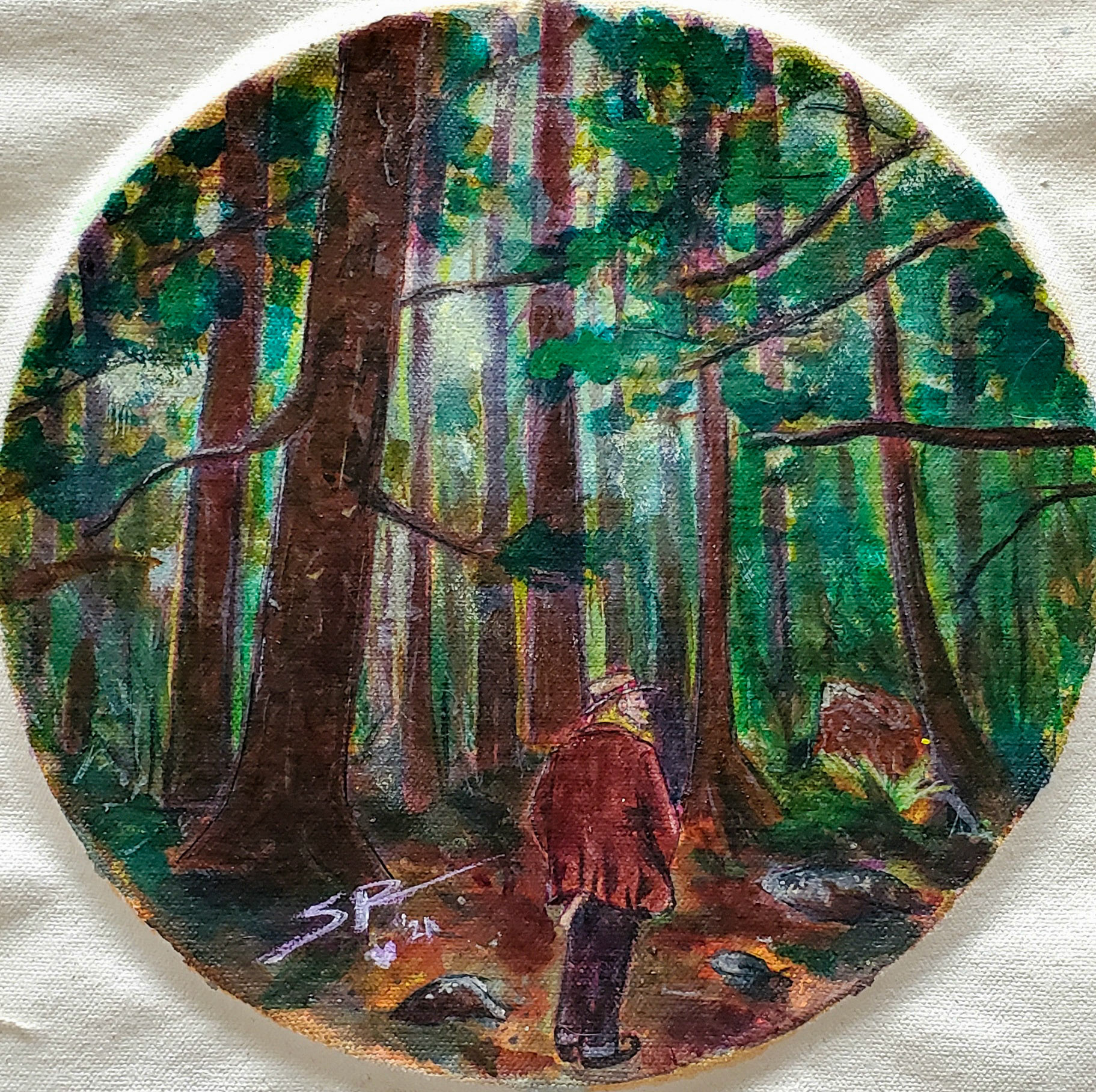 2021; Acrylic