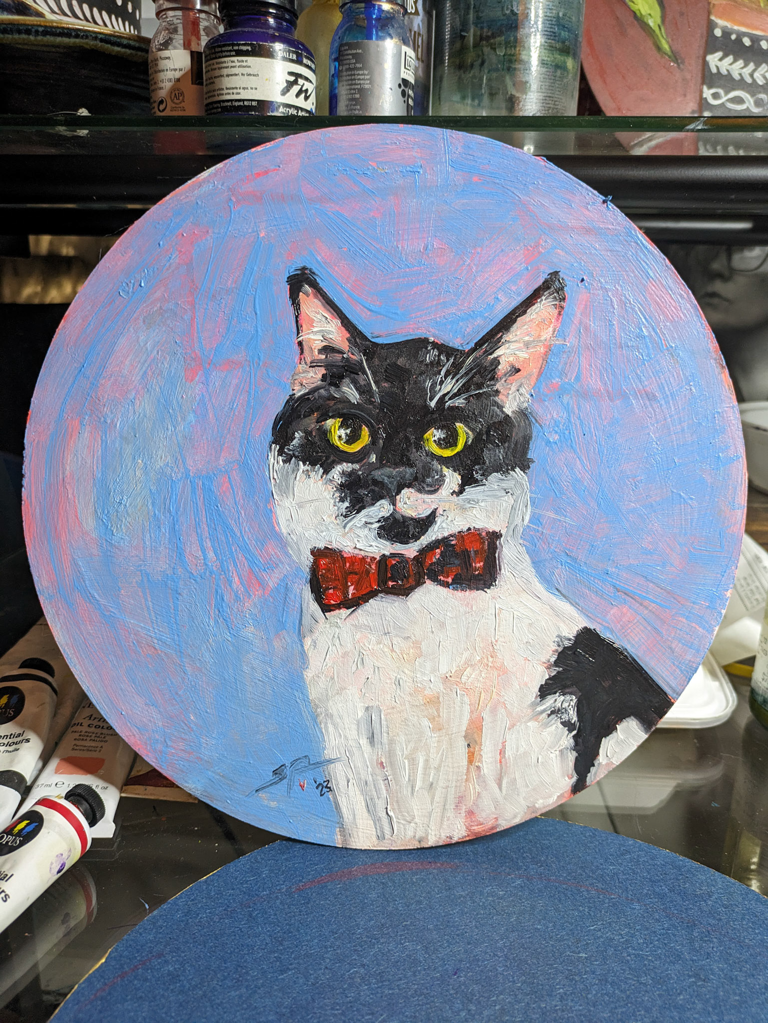 Angus 2023; Acrylic on Board