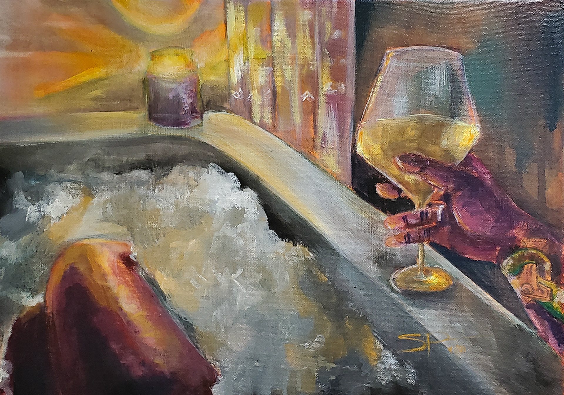 Untitled 2021; Acrylic 