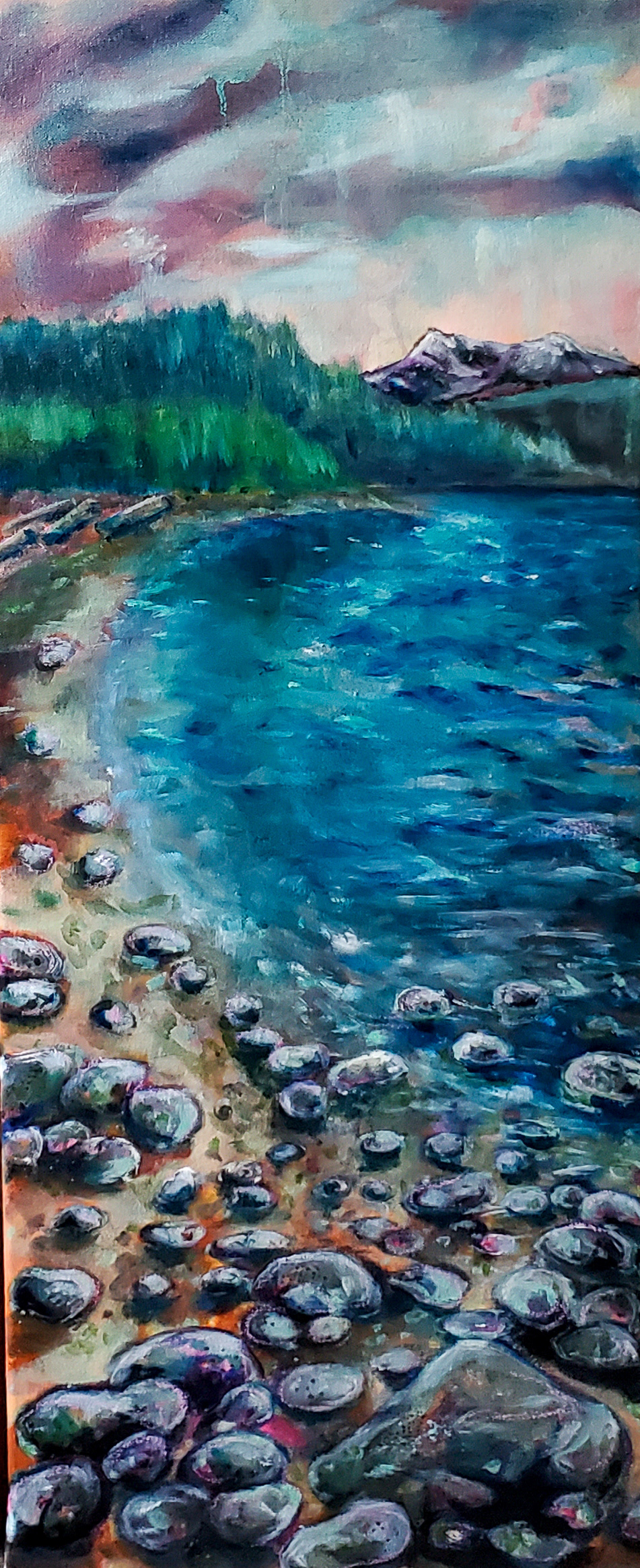 Beach, Off View 2022; Oil