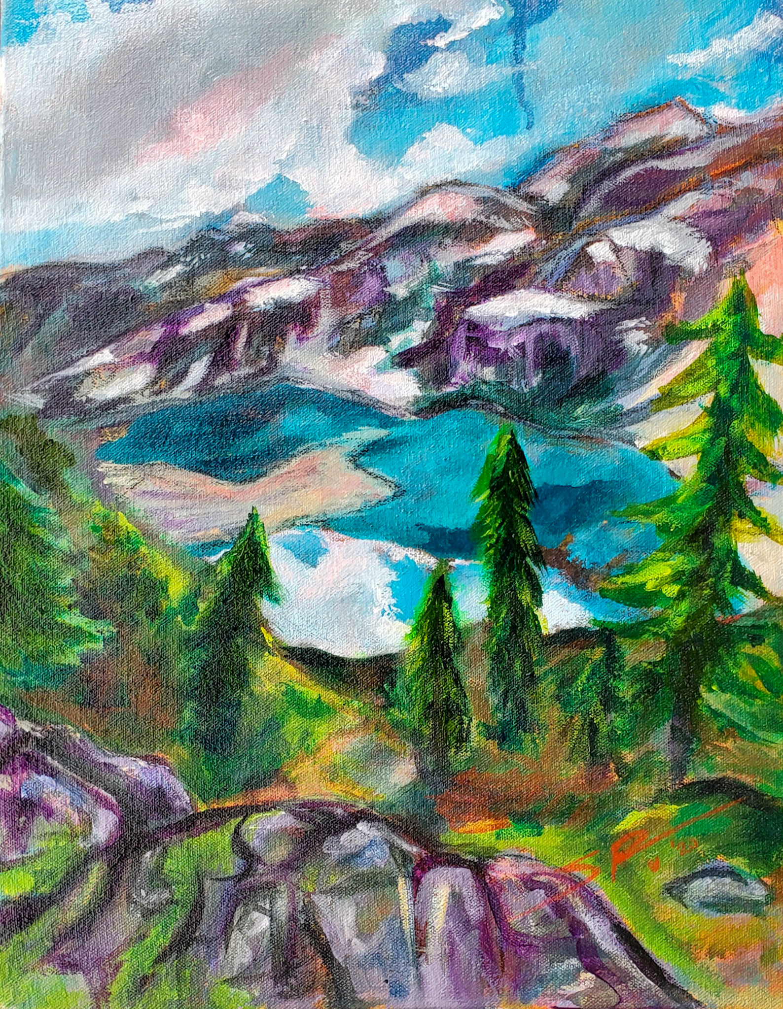 Commission 2021; Acrylic